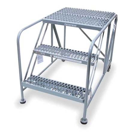 Cotterman Work Platform, Rolling, Steel, 20 In H 2WP3636A3B8AC1P6