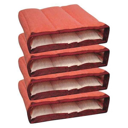 Baldwin Filters Air Filter, 18-3/4 x 5 in., PK4 BA3964(4)