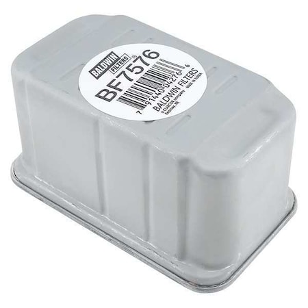 Baldwin Filters Fuel Filter, 4-21/32x2-27/32x2-15/32 In BF7576