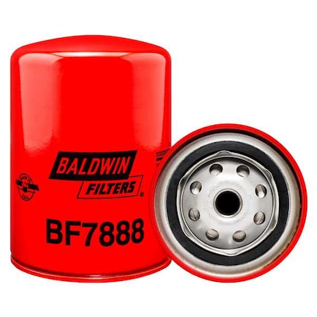 Baldwin Filters Fuel Filter, 5-13/32x3-11/16x5-13/32 In BF7888