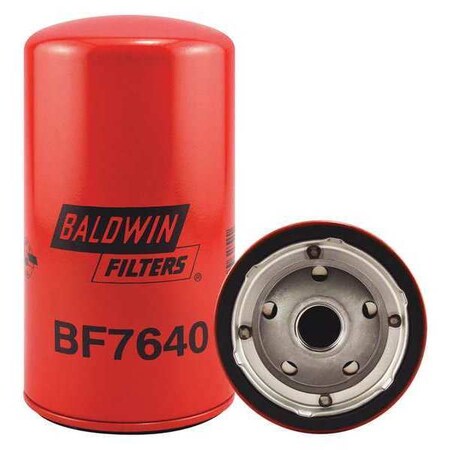 Baldwin Filters Fuel Filter, 6-5/8 x 3-11/16 x 6-5/8 In BF7640