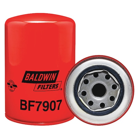 Baldwin Filters Fuel Filter, 5-5/8 x 3-11/16 x 5-5/8 In BF7907