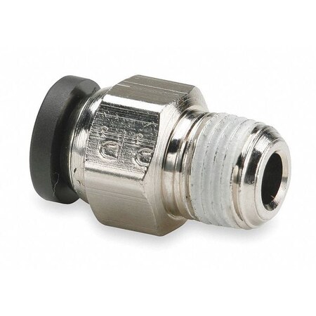 Parker 1/2" Push-to-Connect Nickel Brass Male Adapter W68PW-8-4