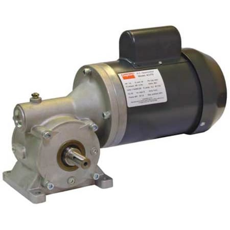 Dayton AC Gearmotor, 163 in-lb Max. Torque, 100 RPM Nameplate RPM, 115/208-230V AC Voltage, 1 Phase 4CUK7