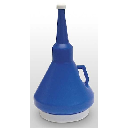 Funnel King Polyethylene, 1-1/4 qt., 11", 6", 3/4", Blue 32115