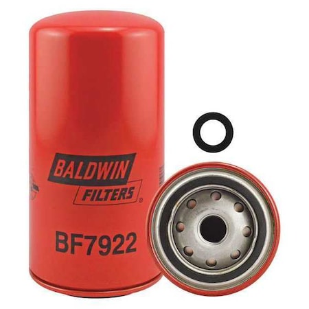 Baldwin Filters Fuel Filter, 7-7/32 x 3-11/16 x 7-7/32 In BF7922