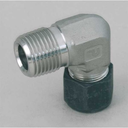 Parker 1/4" x 1/2" MNPT x CPI 316 SS Male 90 Degree Elbow 8-4 CBZ-SS