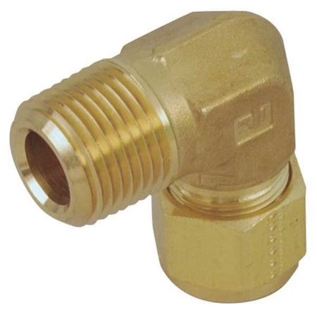 PARKER 3/8" A-LOK x 1/2" MNPT Brass Elbow 6MSEL8N-B