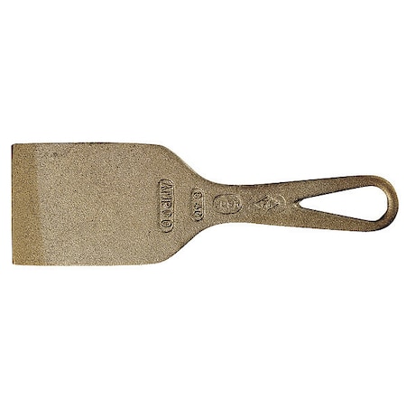 Ampco Safety Tools Paint Scraper, Stiff, 3", Aluminum Bronze S-40