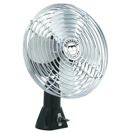 Dia. MARADYNE F-320212 Compact Bolt-On Fan,12VDC,6-1//2 in