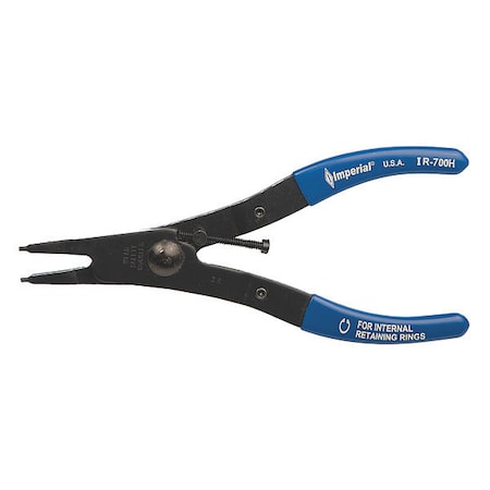 MILBAR Retaining Ring Pliers, 6-1/2In, Fixed 3R