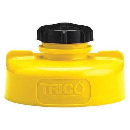 Trico Storage Lid, HDPE, 3.25 in. H, Yellow 34430
