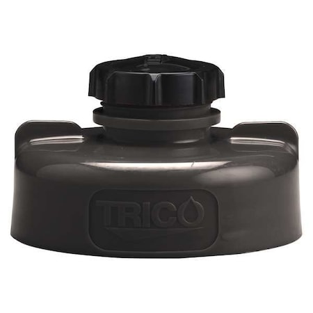 Trico Storage Lid, HDPE, 3.25 in. H, Black 34434