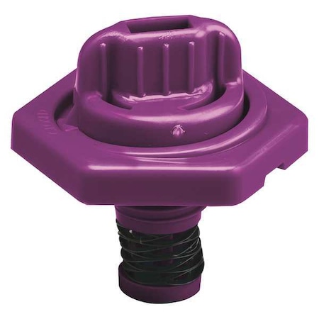 Trico Breather Vent, HDPE, 1.50 in. H, Purple 24016