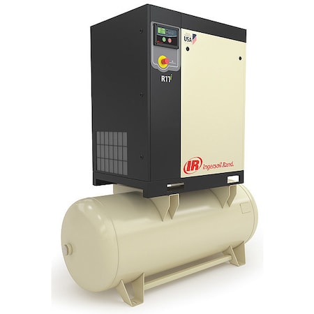 Ingersoll-Rand Rotary Screw Air Compressor, Horiz, 15 hp R11I-A125/120-200-3