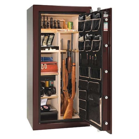 Liberty Safe Gun Safe, Combination/Key, 735 lb., 1-1/2 hr. AS25-BUG