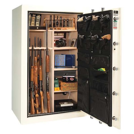 Liberty Safe Gun Safe, Combination/Key, 785 lb., 1-1/4 hr. ES35-WHM