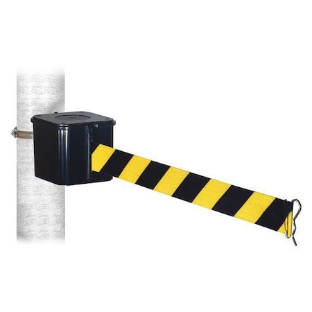 Retracta-Belt Retractable Belt Barrier, 20 ft., 4-1/2inW WH412SB20-BYD-HC