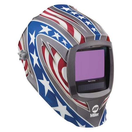 Miller Electric Auto Darkening Welding Helmet, Lithium, 5A 280049