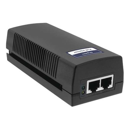 Lts PoE Injector, Camera Inputs 1, Black LTPOE-100GH