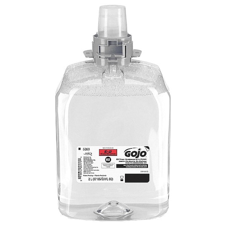 Gojo Hand Soap, Series FMX, 2,000 mL, Foam, Fragrance Free, 2 PK 5269-02