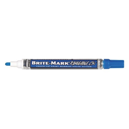 Dykem Paint Marker, Medium Tip, Blue Color Family, Paint 84201
