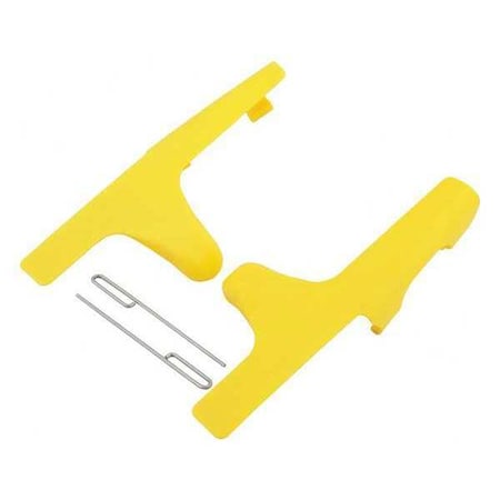 Bradley Eye and Face Wash Cover Kit, Plastic, Yellow, For Use With, Eye/Face Wash S45-2676