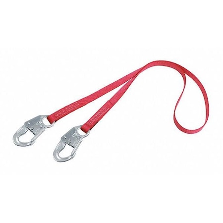 3M Protecta PRO(TM) Positioning Lanyard, 3 ft. Length, Snap Hook, Steel, 1 Leg(s), 310 lb. Weight Capacity 1385102