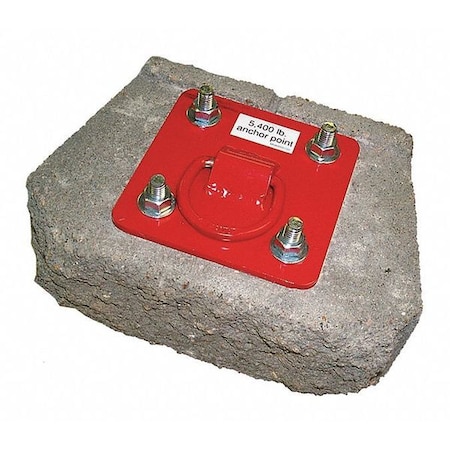 3M Dbi-Sala Concrete Anchor, 6 in Length, 310 lb Weigth Capacity, Steel Anchor, 5,400 lb Tensile Strength AJ720A