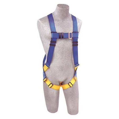 3M Protecta First(TM) Full Body Harness, XL, 310 lb., Mating Chest/ Mating Leg Straps, Back D-Ring AB17530XL