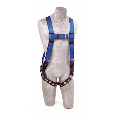3M Protecta First(TM) Full Body Harness, XL, 310 lb., Mating Chest/ Tongue Leg Straps, Back D-Ring AB17550XL