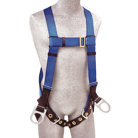 3M Protecta First(TM) Full Body Harness, XL, 310 lb., Mating Chest/ Tongue Leg Straps, Back, Front, Side D-Ring AB17560XL