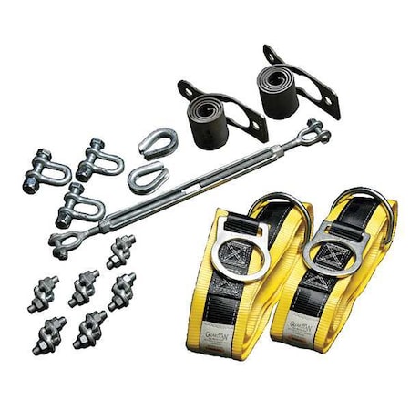 Guardian Lifeline Kit, 60 ft., Silver 15073