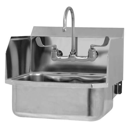 Sani-Lav Hand Sink, With Faucet, 19 In. L, 18 In. W 507FL