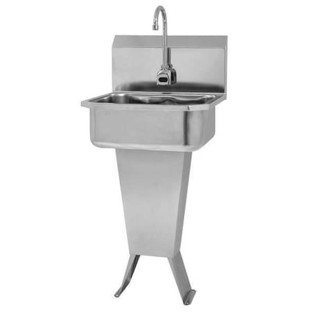 Sani-Lav Hand Sink, With Faucet, 19 In. L, 18 In. W ESB2-501L