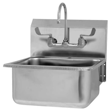 Sani-Lav Hand Sink, With Faucet, 21 In. L, 20 In. W 525FL