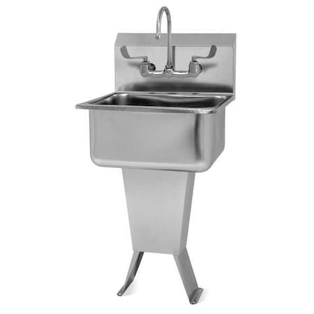 Sani-Lav Hand Sink, With Faucet, 21 In. L, 20 In. W 521FL