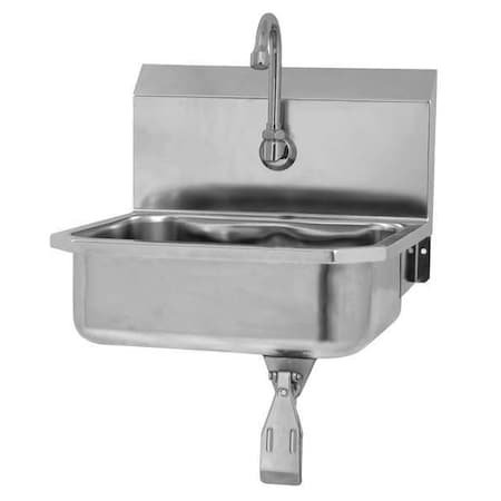 Sani-Lav Hand Sink, 16 In. L, 15-1/4 In. W, 13 In. H 605L