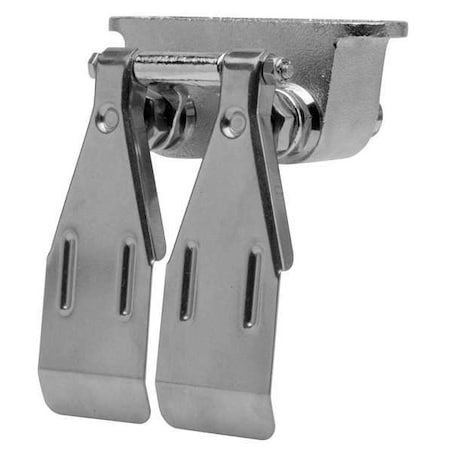 Sani-Lav Double Knee Pedal Valve, 1/2 in MNPT, Nickel/Stainless Steel 111L