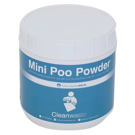 Cleanwaste Mini Poo Powder Waste Treatment, 55Scoops D556POW
