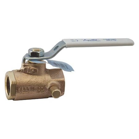 Apollo Valves 1" FNPT Bronze Ball Valve Inline 95ALF10501