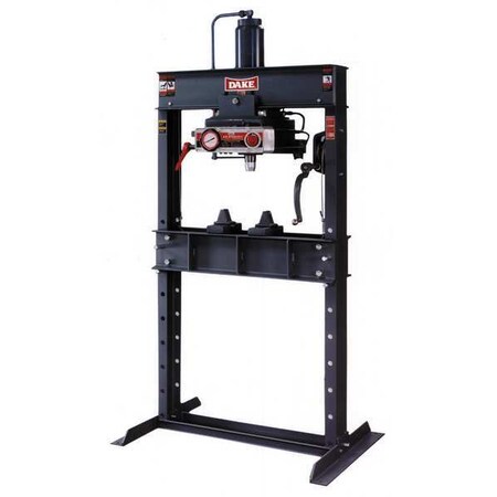 Dake Hydraulic Press, 25 t, Air Pump, 81 In 906425