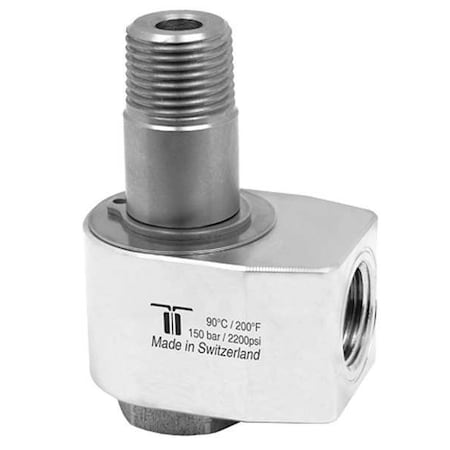 Mosmatic Rotary Union, WDG Swivel, NPTF xNPTM, 3/8In 40.039