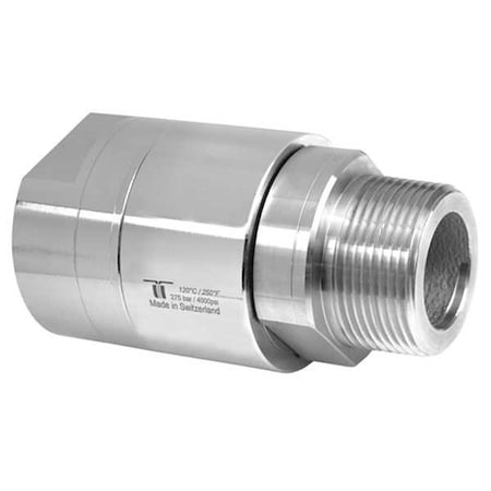 Mosmatic Rotary Union, DGE, NPTF x NPTM, 1 1/4In 34.856