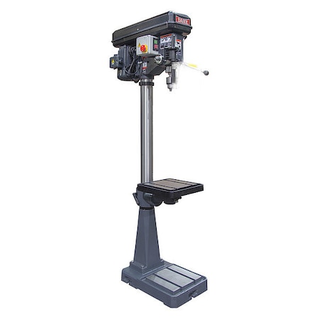 Dake Floor Drill Press, Belt Drive, 2 hp, 115V AC V, 18 in Swing, 9 Speed 977600-1