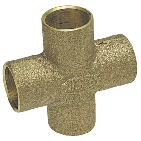 Nibco Reducing Cross, Low-Lead Cast Bronze 735-LF 1/2