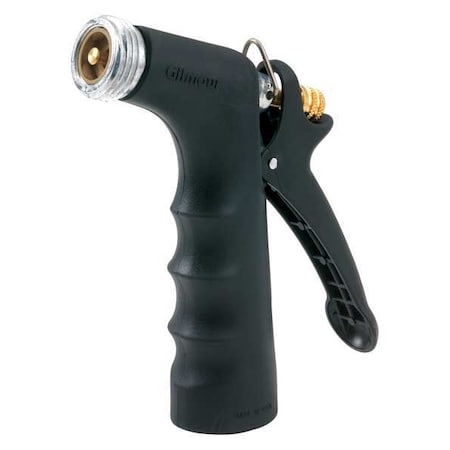 Gilmour Water Nozzle, Blk, 2.5to5.0gpm, 5-1/2 in. L 805932-1002