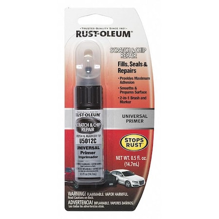Rust-Oleum Automotive Touch Up Paint, Primer, 0.5 oz U5012C