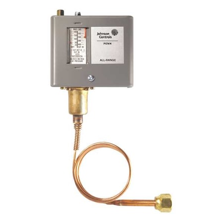 JOHNSON CONTROLS Pressure Control, Low, 100 to 470 P70AA-400C