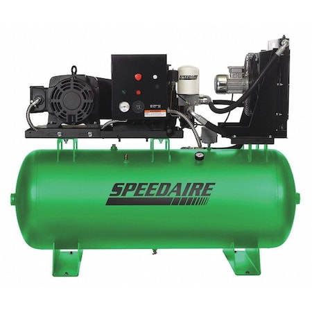 Speedaire Rotary Screw Air Compressor, 25HP, 120gal. 40HU56
